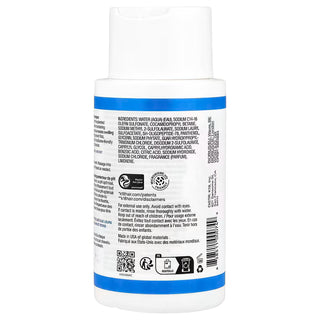 K18 Damage Shield pH Shampoo - dos du flacon avec liste INCI, QR code et logos Plastic Net-Zero