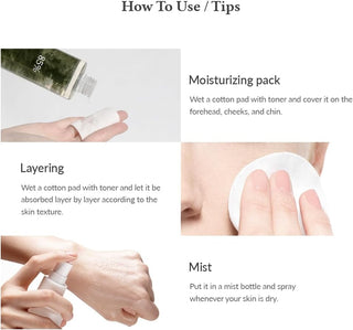 Dr.Althea Toner Anastatica - infographie conseils utilisation coton pad layering et brumisation