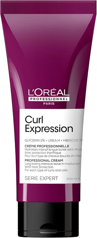 Curl Expression Crème Hydratante Cheveux Bouclés & Crépus - 200ml - L'OREAL PROFESSIONNEL