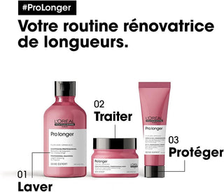 Routine 3 etapes L'OREAL PROFESSIONNEL Pro Longer - shampoing, masque et creme 10-en-1
