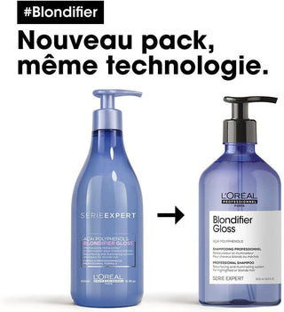 Shampoing Blondifier Gloss Cheveux Blonds - 1500ml - texture et consistance