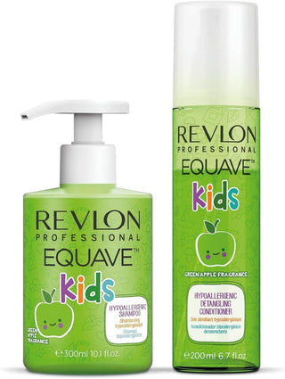 Duo Revlon Equave Kids - shampooing vert 300ml et soin demelant hypoallergenique 200ml