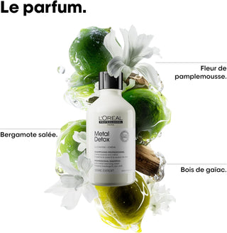 Shampoing Crème Lavante Anti-Métal Metal Detox - 1500ml - ingrédients clés et bénéfices