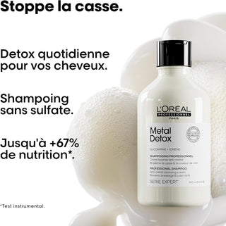 Shampoing Crème Lavante Anti-Métal Metal Detox - 1500ml - texture et consistance