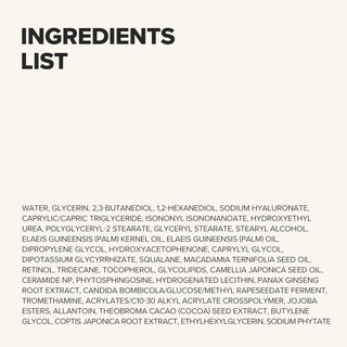 Ginseng Retinol Cream - Crème Raffermissante - 60ml