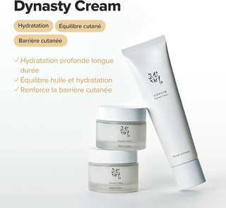 Beauty of Joseon Dynasty Cream - gamme tube et pots avec mentions hydratation barriere cutanee