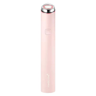 Appareil de soin visage MEDICUBE AGE-R Booster Pro Mini Plus rose, embout LED metallique, vue de face
