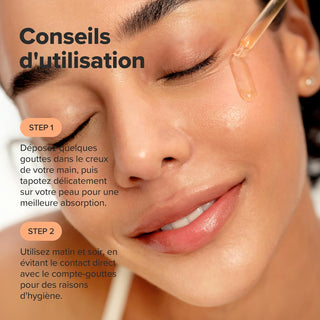 Beauty of Joseon Revive Serum application visage avec compte-gouttes, conseils utilisation en deux etapes