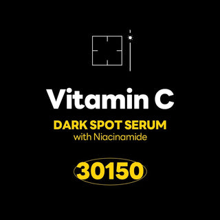 Visuel Mediheal Vitamin C Dark Spot Serum avec niacinamide 30150 ppm sur fond noir