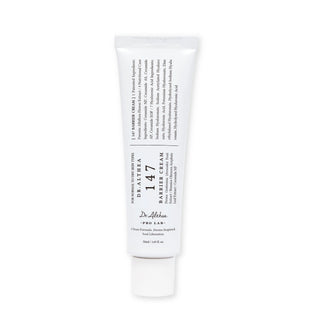 Tube blanc DR.ALTHEA 147 Barrier Cream 50 ml Pro Lab avec liste ingredients sur fond blanc