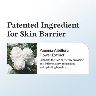 DR.ALTHEA 147 Barrier Cream - ingredient brevete Paeonia Albiflora avec photo de pivoines blanches