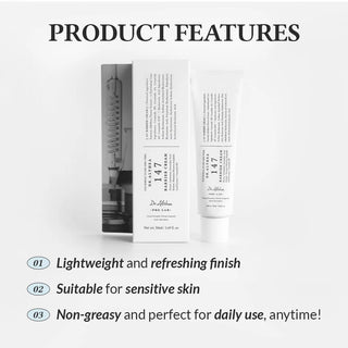 DR.ALTHEA 147 Barrier Cream - tube et boite blanche, fini leger pour peaux sensibles, usage quotidien
