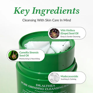 DR.ALTHEA Pure Grinding Cleansing Balm - dosage personnalise selon le type de maquillage