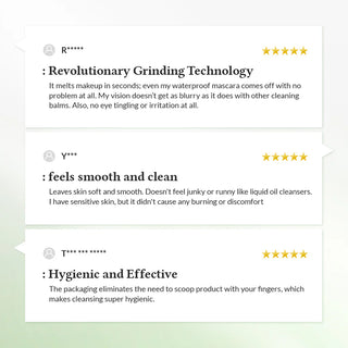 DR.ALTHEA Pure Grinding Cleansing Balm - avant apres demaquillage maquillage colore sur le bras