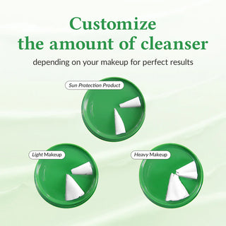 DR.ALTHEA Pure Grinding Cleansing Balm - trois avis clients cinq etoiles sur fond vert clair