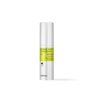 Celimax VITA-A Retinol Shot Tightening Serum 30ml - flacon airless argente avec etiquette vert pomme