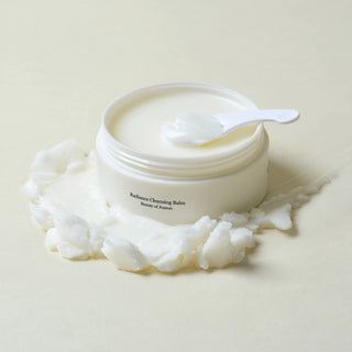 Epis de riz dores et gouttes de baume translucide - ingredients cles du Beauty of Joseon Cleansing Balm