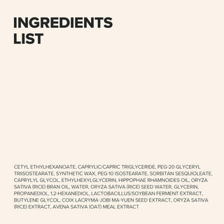 Liste complete des ingredients INCI du Beauty of Joseon Radiance Cleansing Balm sur fond beige