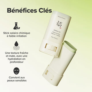 Benefices cles du Beauty of Joseon Matte Sun Stick - faible irritation, texture fraiche et peaux sensibles