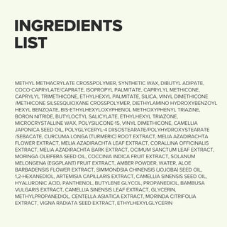 Liste complete des ingredients INCI du Beauty of Joseon Matte Sun Stick Mugwort SPF50+ sur fond creme