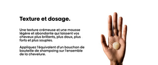 Texture cremeuse L'OREAL PROFESSIONNEL Absolut Repair dosee dans la paume de la main