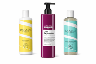 Trio boucles - creme Boucleme Curl Cream, gelee L'Oreal Curl Expression et gel Boucleme Curl Defining