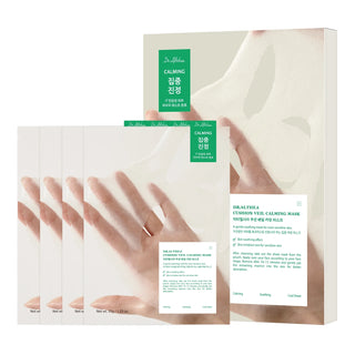 Lot de quatre sachets DR.ALTHEA Cushion Veil Calming Mask et boite verte