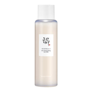 Flacon Beauty of Joseon Glow Replenishing Rice Milk 150ml, tonique lacté beige à bouchon blanc - vue de face