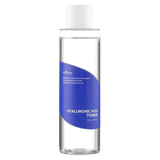 Isntree Hyaluronic Acid Toner 200ml - flacon transparent avec etiquette bleue sur fond blanc
