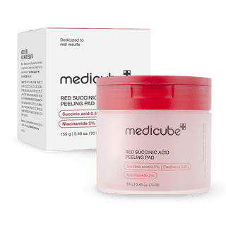 Red Succinic Acid Pad - Pad Exfoliant - 70 pads