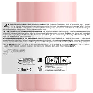 Après-shampoing Vitamino Color - 750ml - vue 5 - L'OREAL PROFESSIONNEL