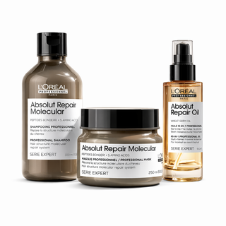 Routine Haircare - Réparation Intense – Cheveux secs & abîmés - Glowsera.fr