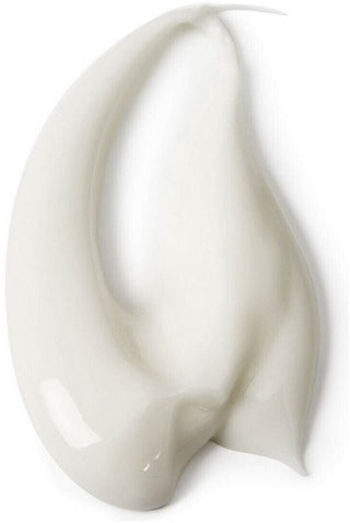 Boucleme Intensive Moisture Treatment - swatch de texture cremeuse blanche etalee sur fond blanc