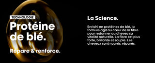 Sphere doree technologie proteine de ble sur fond noir - L'Oreal Professionnel Absolut Repair