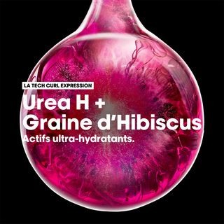 L Oreal Curl Expression - bulle rose avec actifs Urea H et Graine Hibiscus ultra-hydratants
