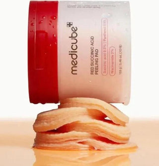 Red Succinic Acid Pad - Pad Exfoliant - 70 pads