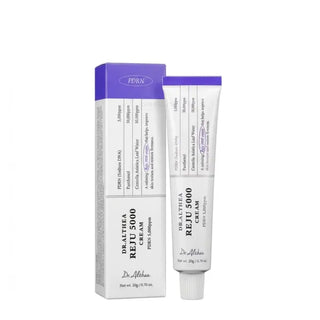 Dr.Althea PDRN Reju 5000 Cream - tube et boite violette avec packaging face et dos