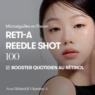 Visuel ingredients VT Cosmetics Reedle Shot 100 - retinol, vitamine A et silice micro-dimensionnee