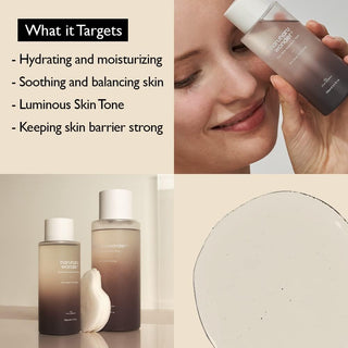 Haruharu Wonder Black Rice Hyaluronic Toner - collage benefices hydratation, apaisement, teint lumineux et barriere cutanee