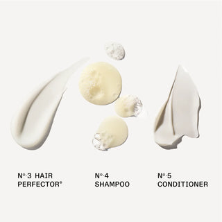 Routine Haircare - Réparatrice Cheveux Abîmés N°3, 4 & 5 - 100ml + 2x250ml - texture et consistance
