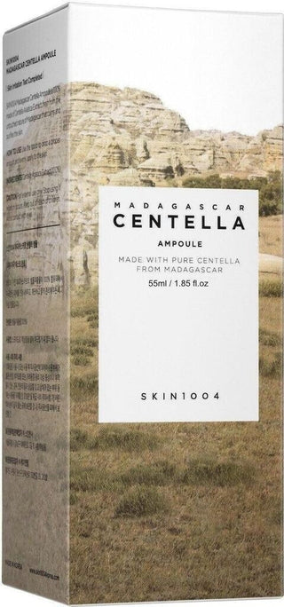Boîte carton SKIN1004 Madagascar Centella Ampoule illustrée d'un paysage de Madagascar - format 55ml
